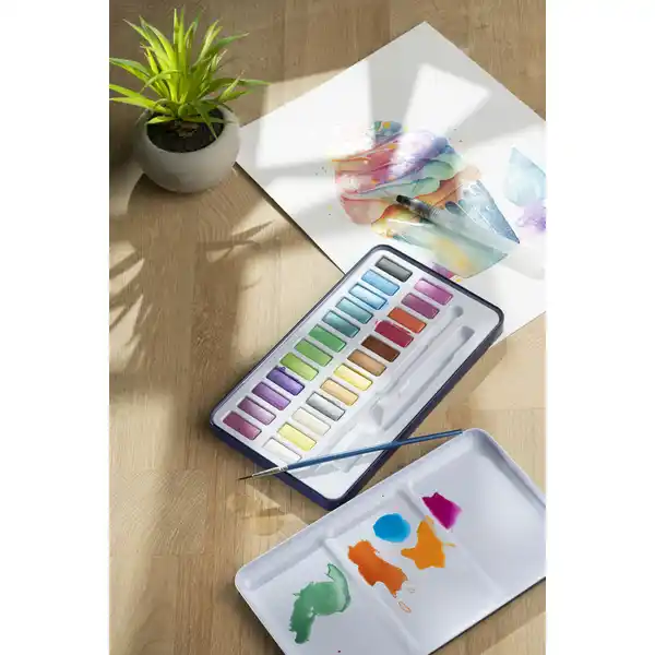 Metallic Aquarellfarbkasten