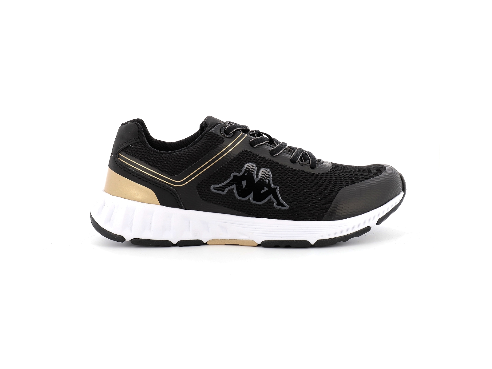Kappa-3117L1W Matières combinées Noir Or