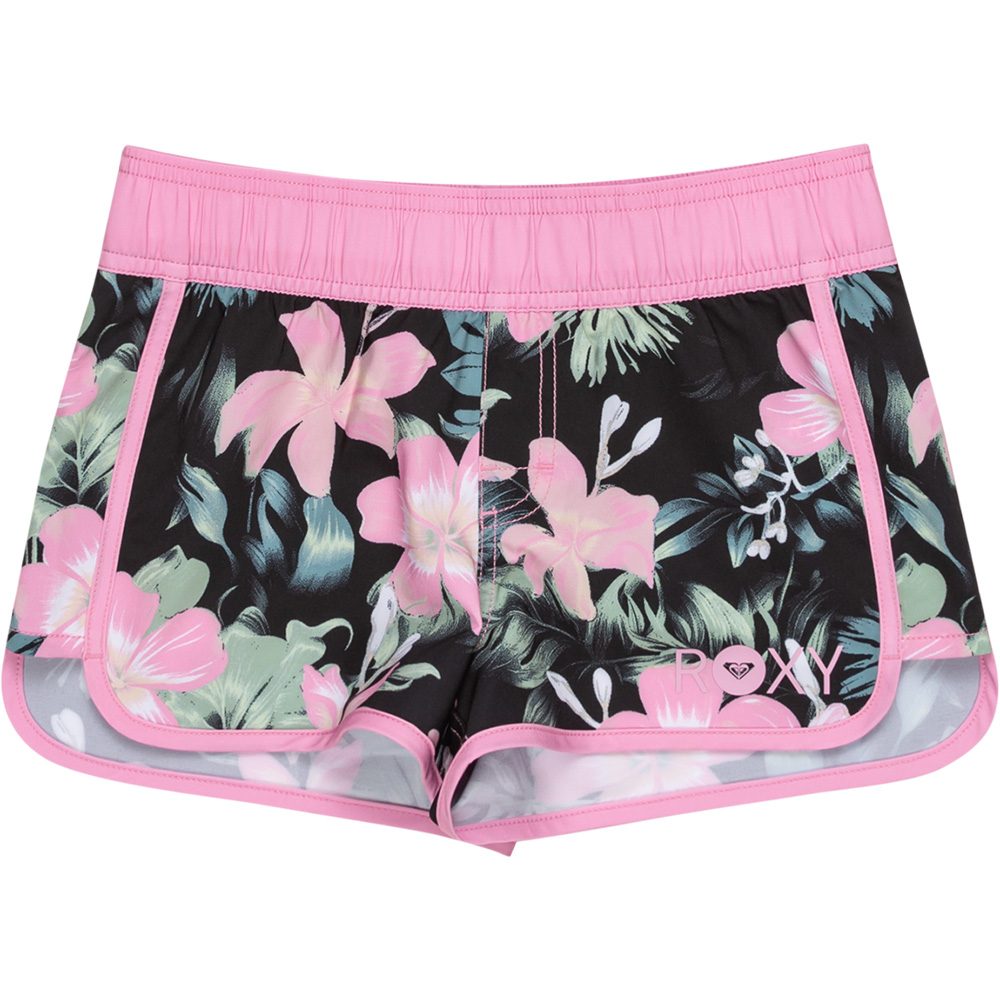 Roxy Good Waves Only Shorts Mädchen anthracite shadow floral