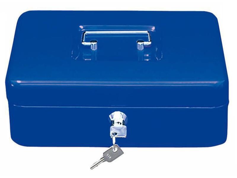 WEDO Geldkassette 5 Fächer, Blau Geldkassette