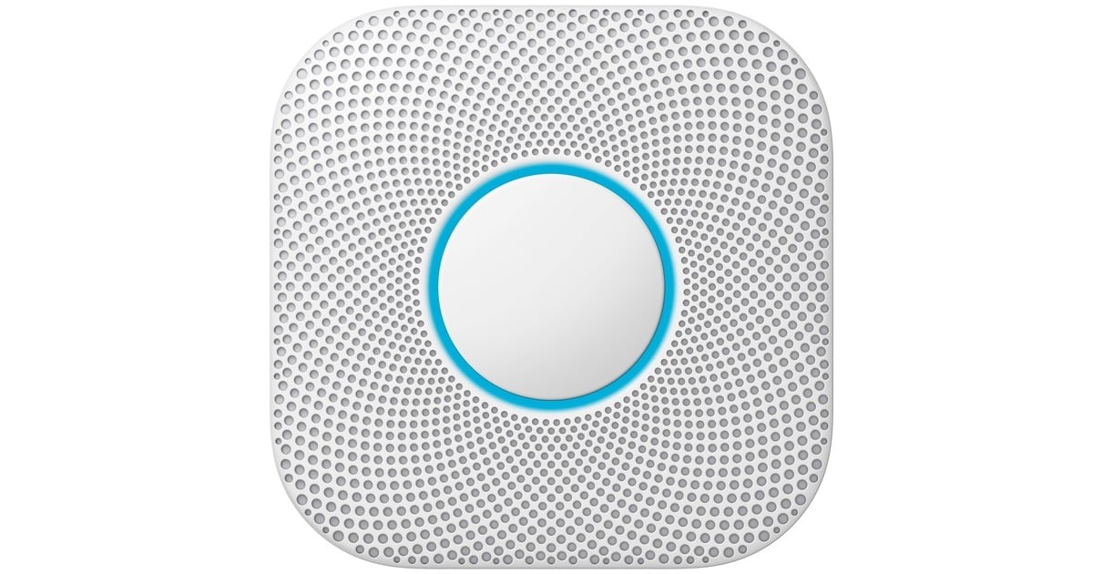 GoogleNest Protect (2e generatie) rookmelder  (Wit, Batterij model)