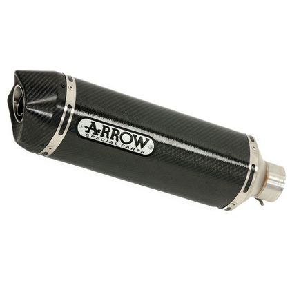 Silencieux Arrow Carbone Race-tech embout carbone - Noir