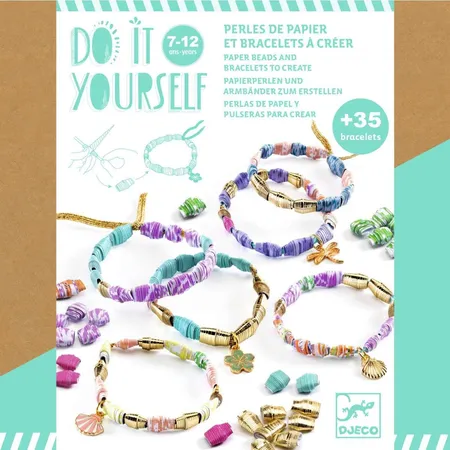 Djeco DIY: Papierperlen Stylish & Gold