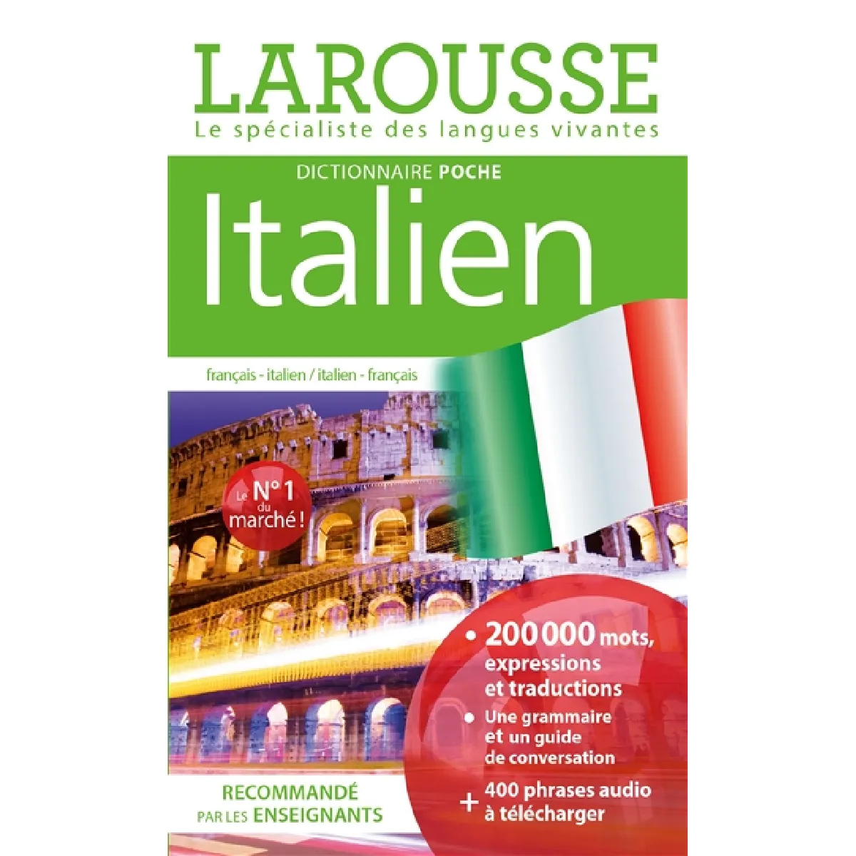Italien : dictionnaire poche : français-italien, italien-français