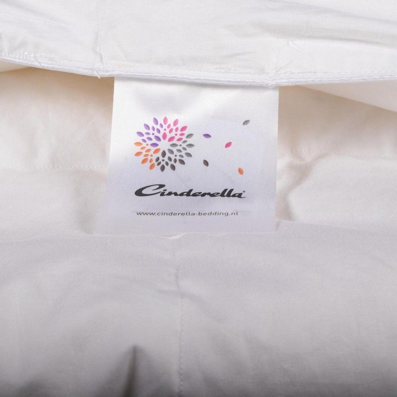 Cinderella Soul Dekbed 4 seizoenen 1 Persoons Luxe Eendendons Vulling Katoenen Tijk