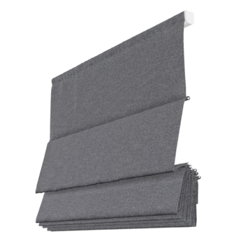 Vouwgordijn Toby 4714 dark grey