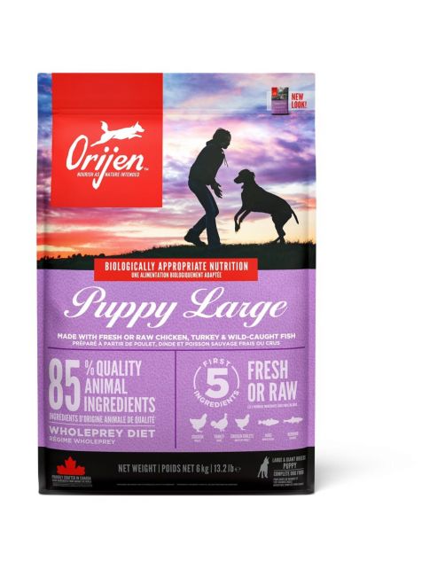Orijen Whole Prey Puppy Large Breed Kip&Kalkoen - Hondenvoer