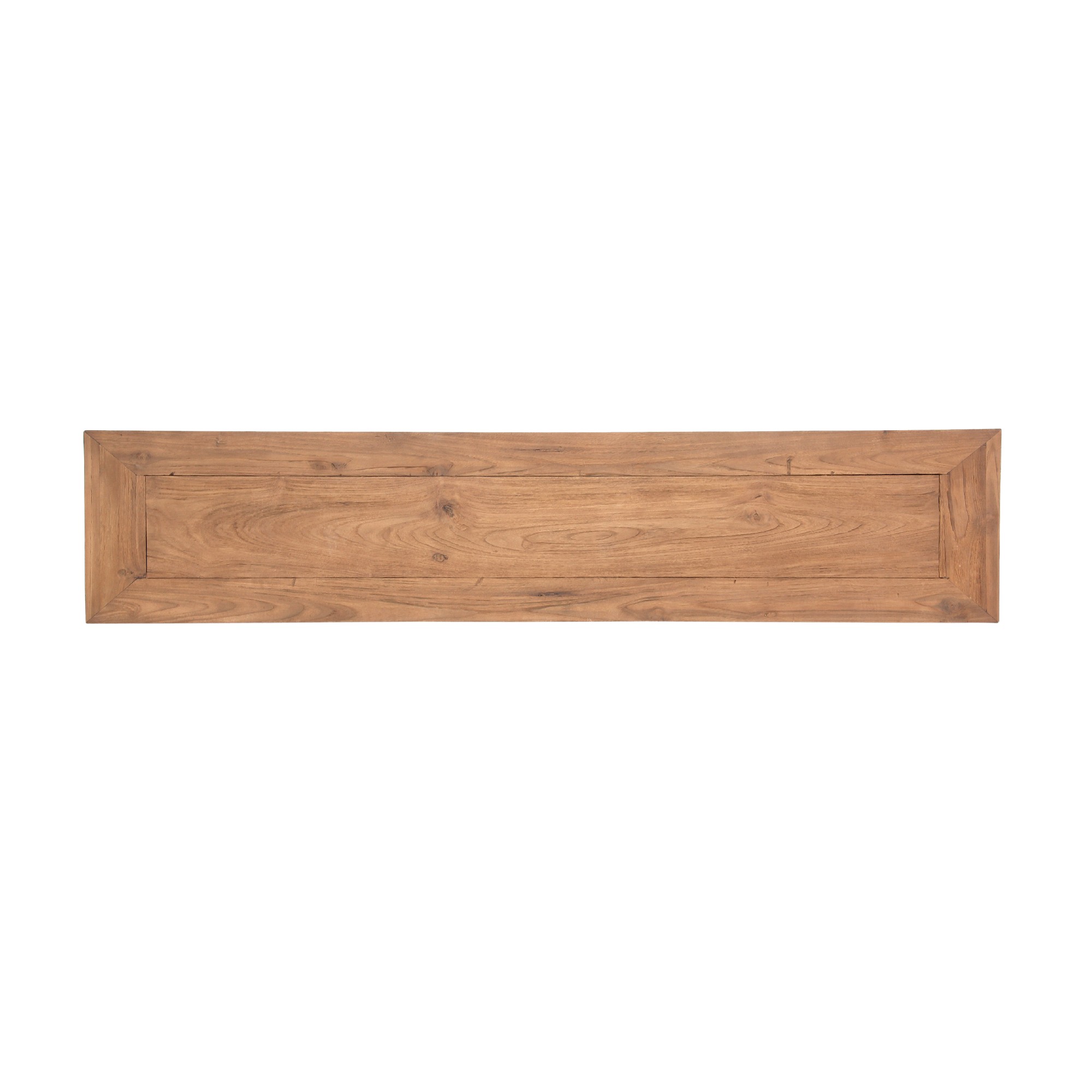 Holzbank aus recyceltem 'Teak', natur, L 180 cm, B 35 cm, H 47 cm von fischer's lagerhaus