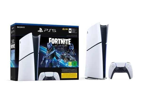Sony Playstation 5 Digital Edition Fortnite, PlayStation 5, Sort, Hvid, 16000 MB, GDDR6, AMD, AMD Ryzen Zen 2