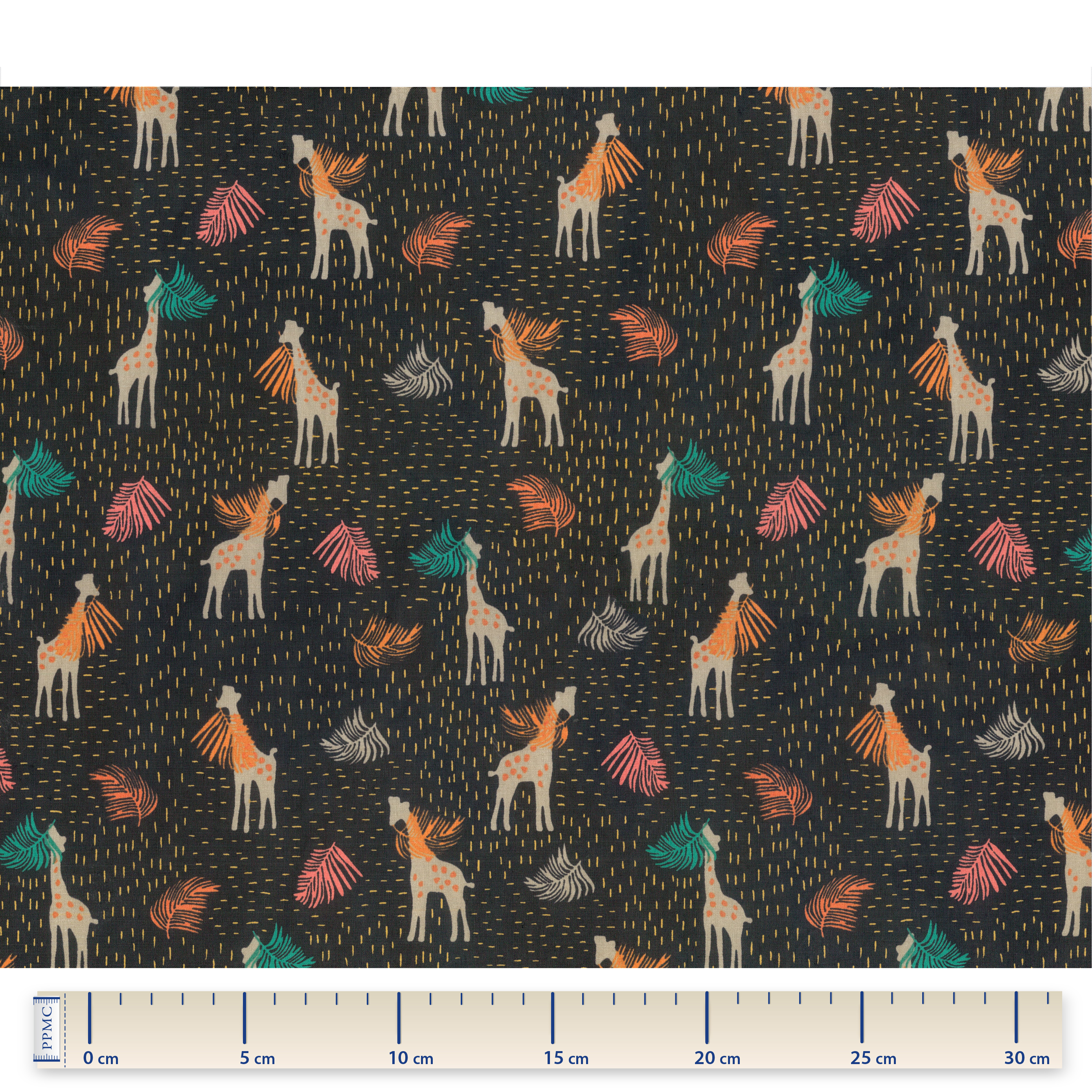 Tissu Coton Au Mètre Palma Girafe