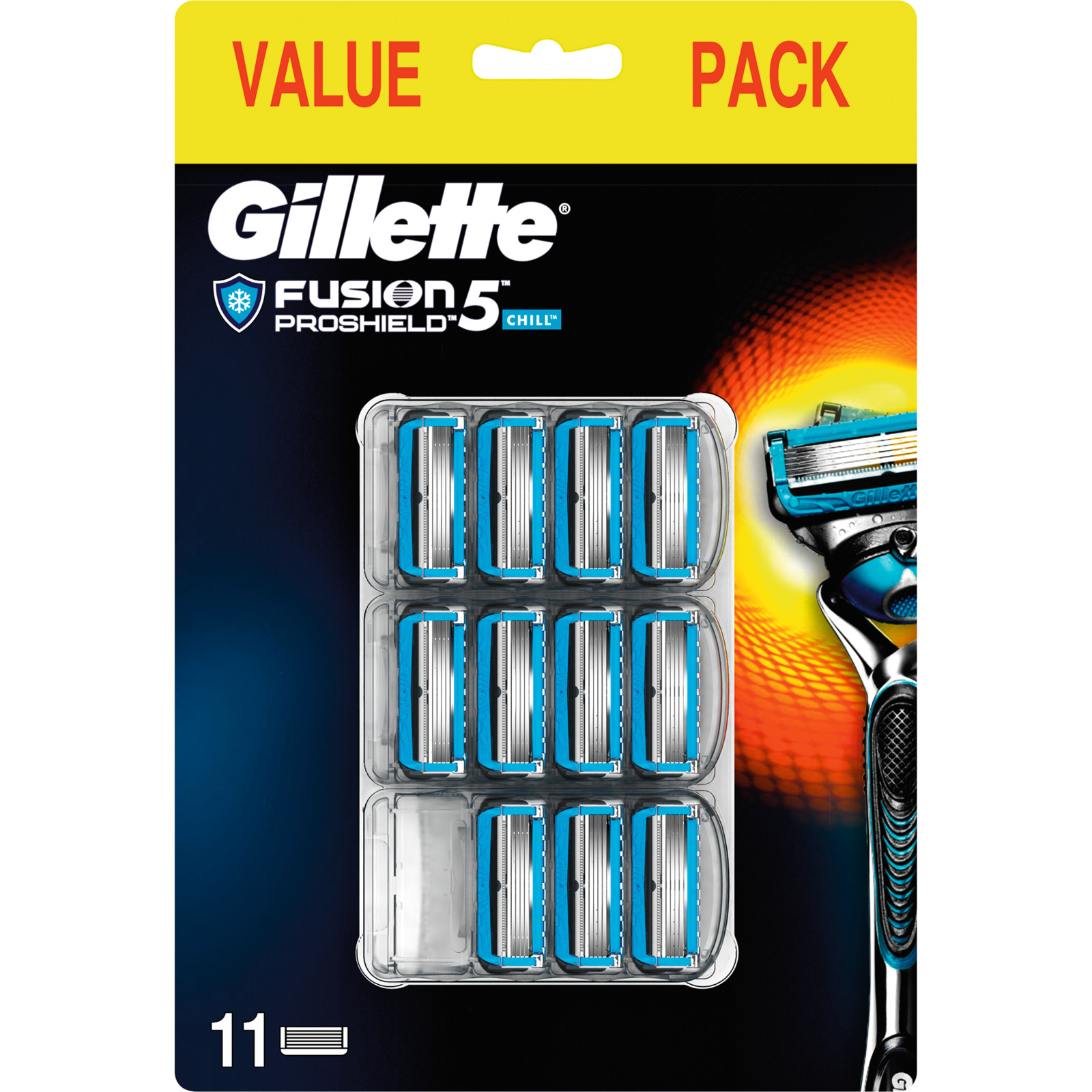 Gillette Proshield Chill Rasierklingen, 11 Stück