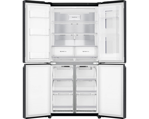 Koelkast met dubbele deur, side-by-side vriezercombinatie LG GMQ844MC5E BxHxD 83,5 x 188 x 76,8 cm