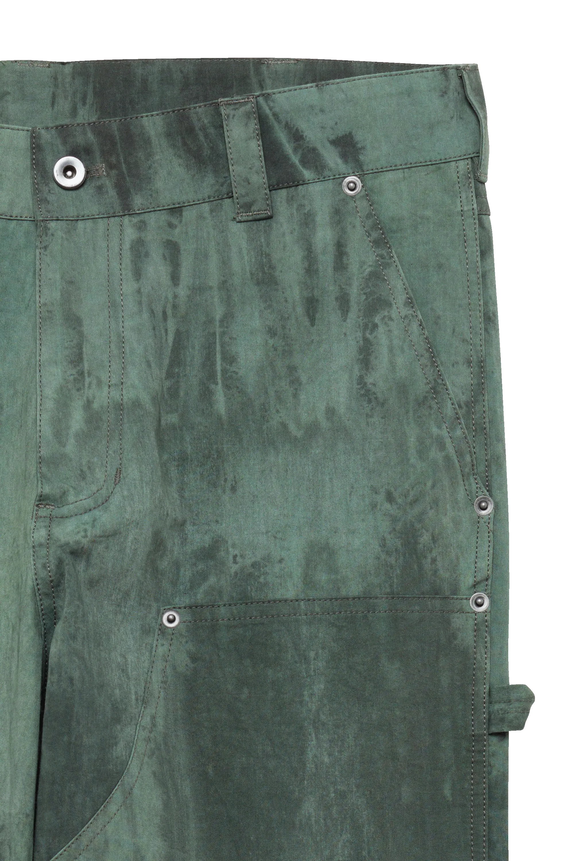 OLAF Pantalon OLAF GARMENT DYED WORKWEAR PANTS Vert
