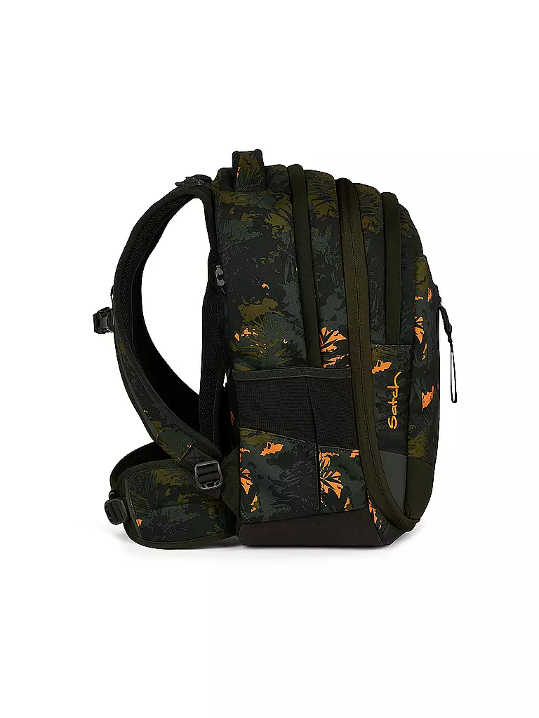 SATCH Schulrucksack Match Jurassic Jungle dunkelgrün