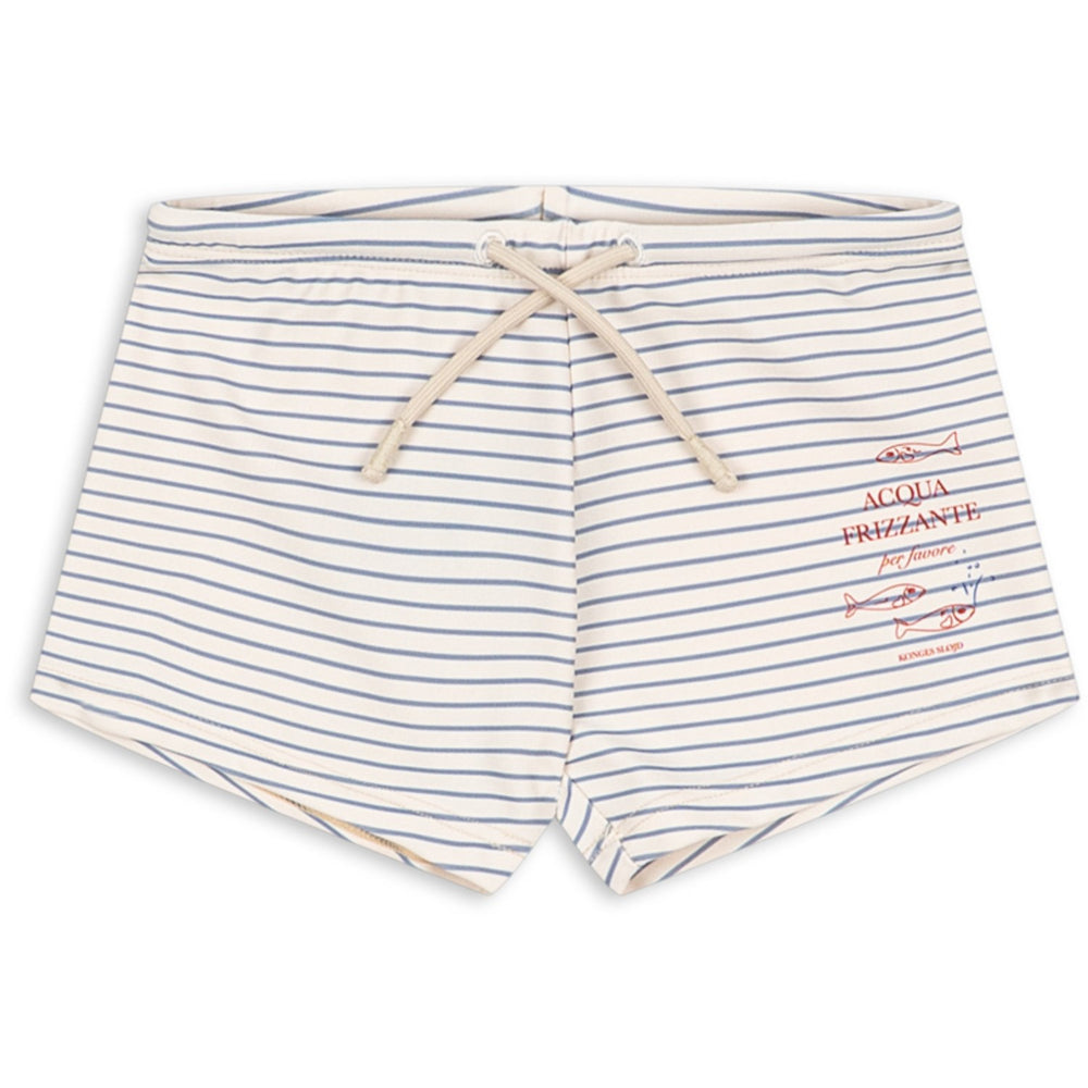 Køb Konges Sløjd Stripe Bluie Aster Badeshorts Grs