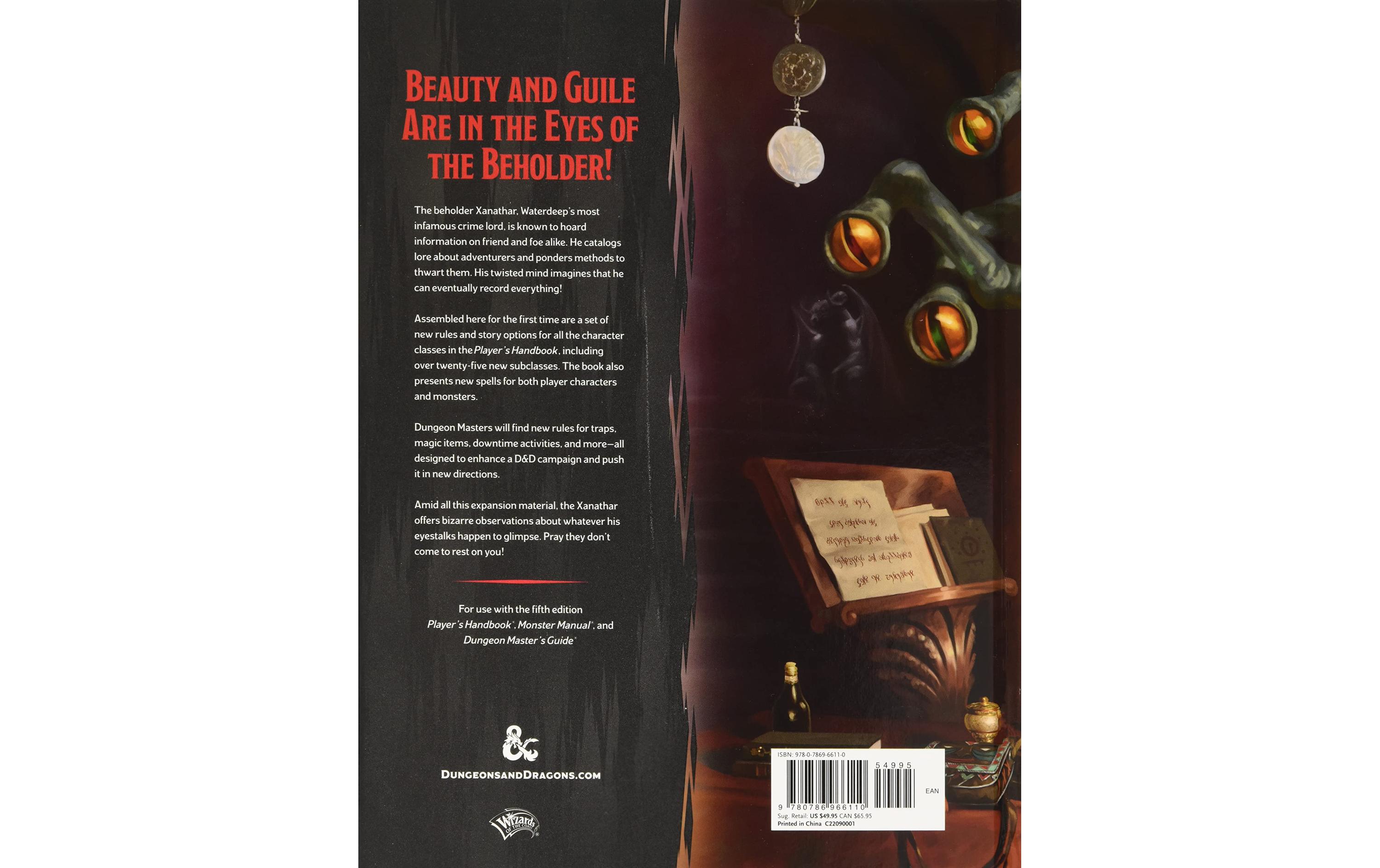 Regelwerk D&D RPG – Xanathar's Guide to Everything -EN-Ein Quellenbuch und Regelwerk für Dungeons & Dragons