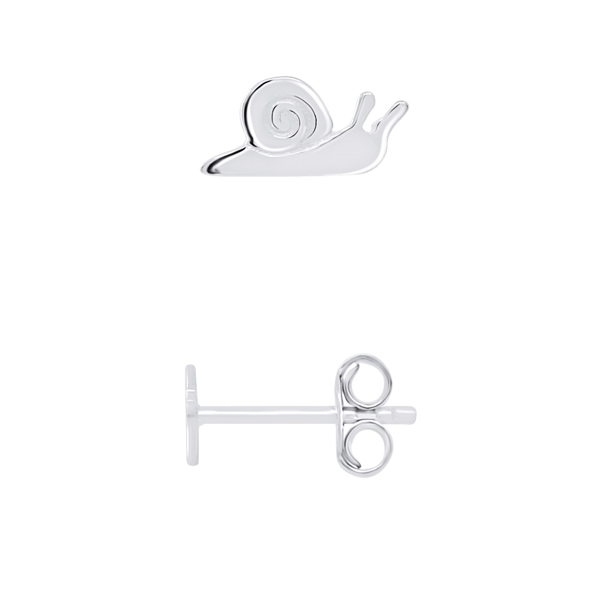 Boucles d'Oreilles ESCARGOT - Argent 925
