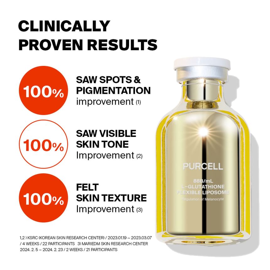 PURCELL - 88B/mL L-Glutathion Flexibel Liposoom