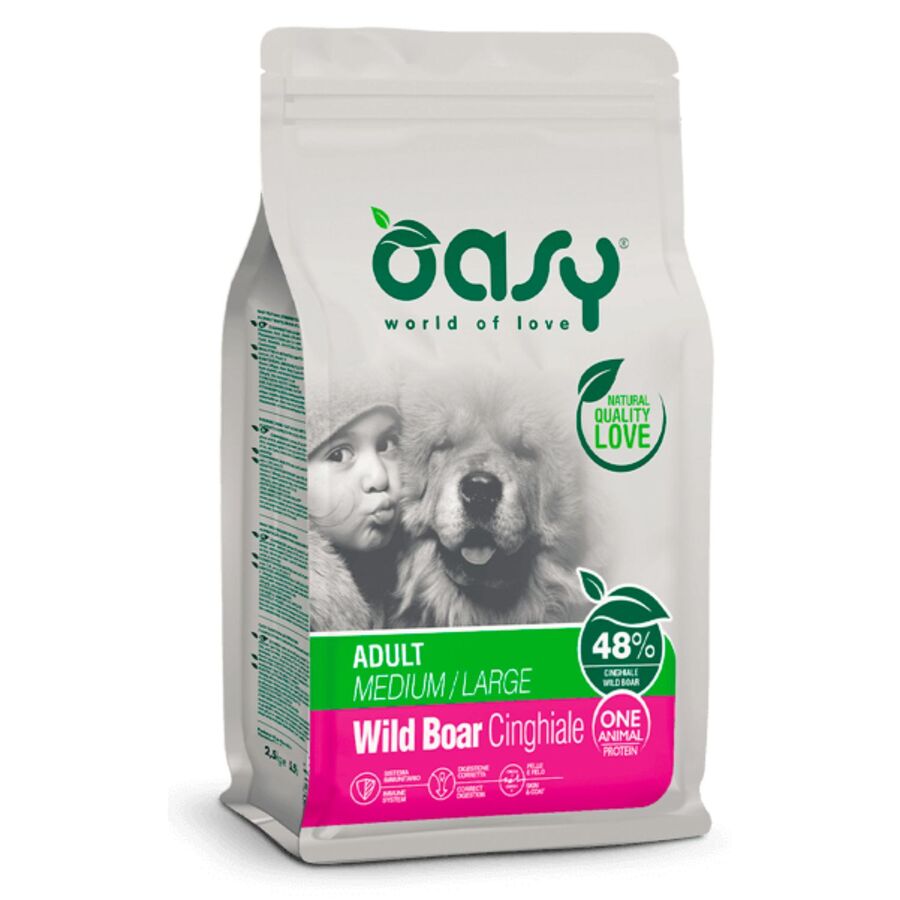 OASY ONE PRO ADULT DOG M/L JAVALI 12 KG