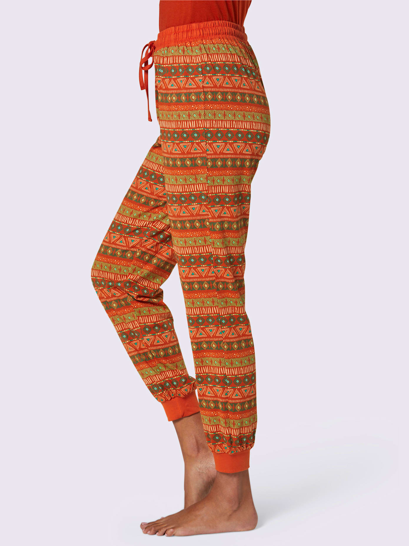 Pyjama-pantalon jersey fin