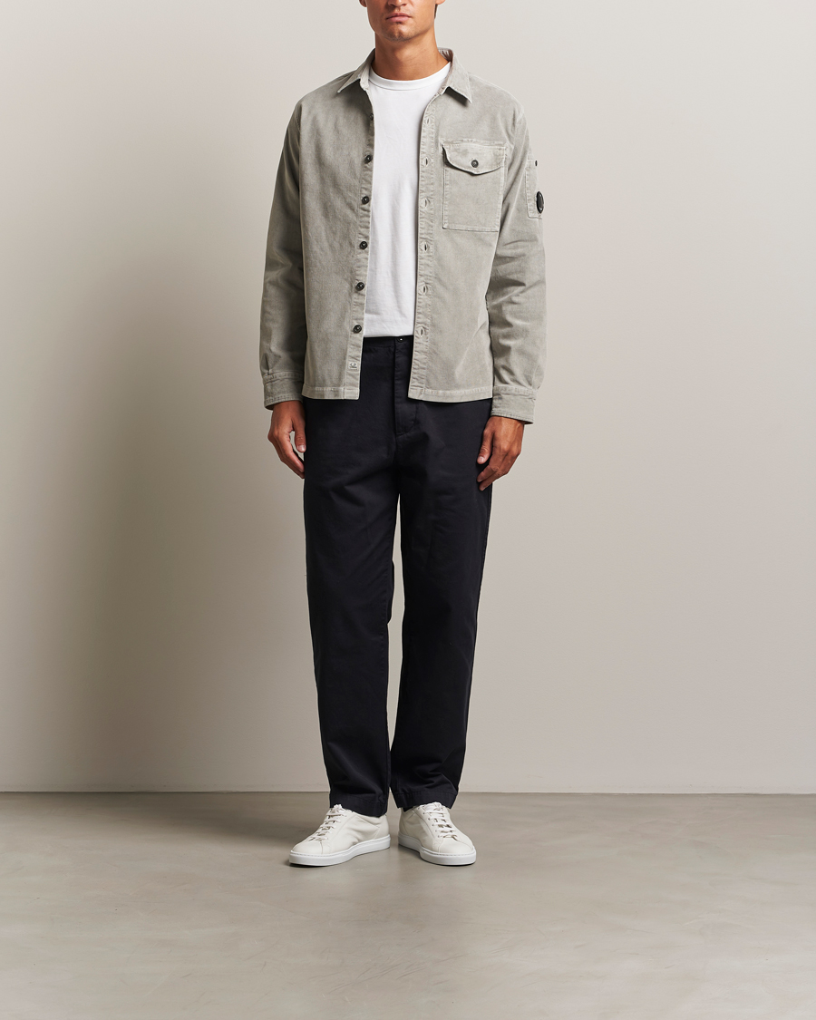 C.P. Company Corduroy Lens Overshirt Grey