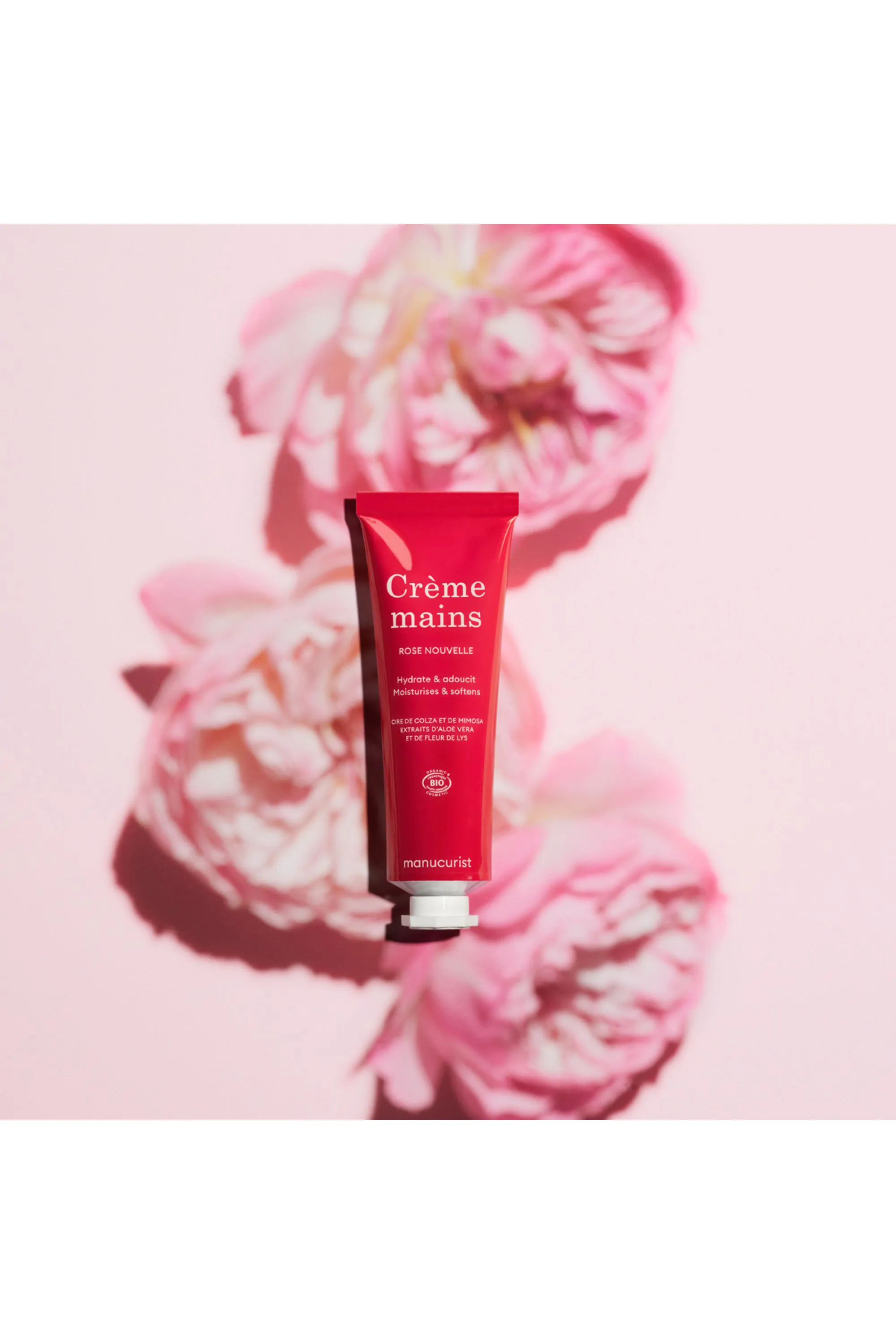 Manucurist Crème mains Rose Nouvelle-60 ml