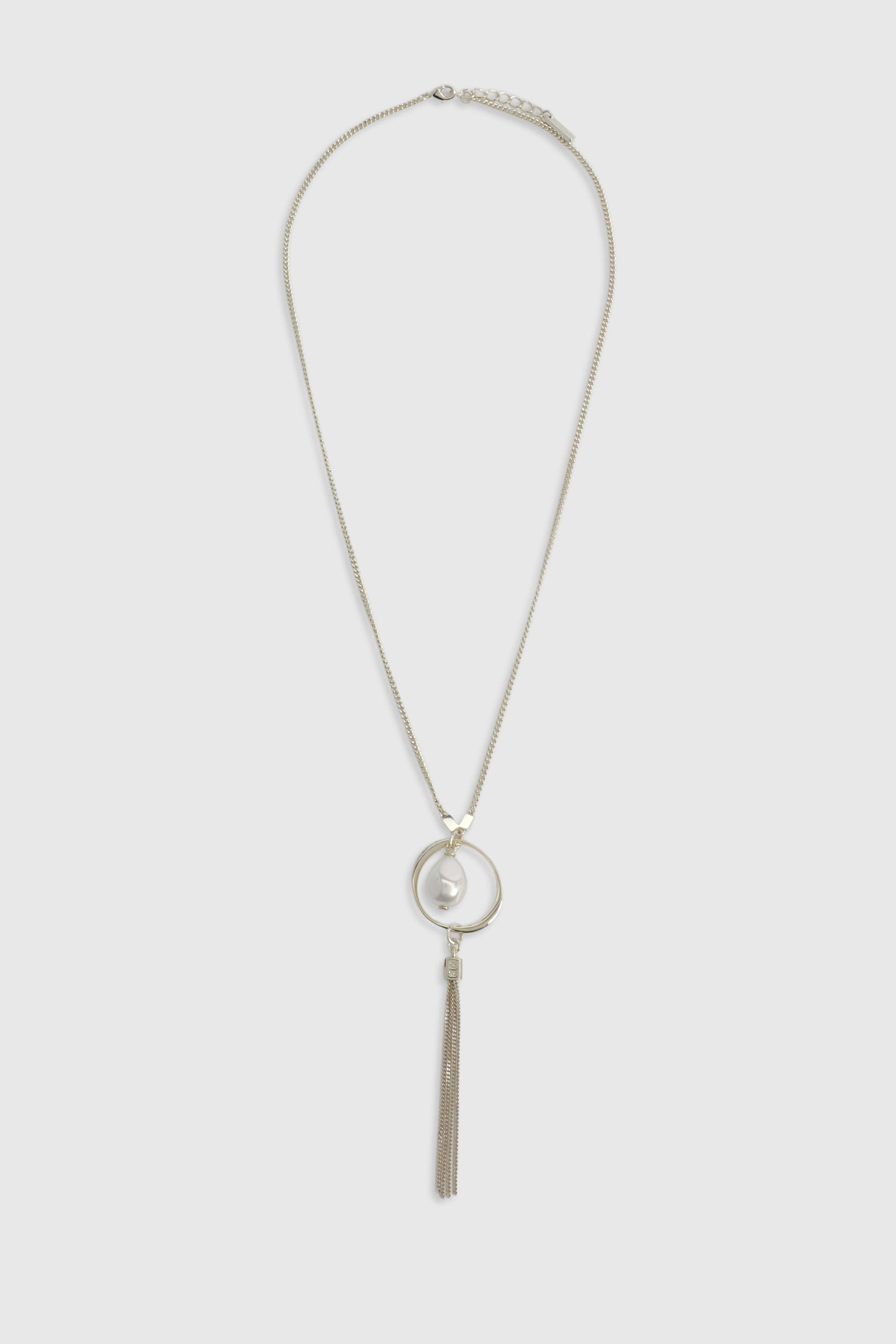 KarenMillen Collier Pendentif Perle Moderne