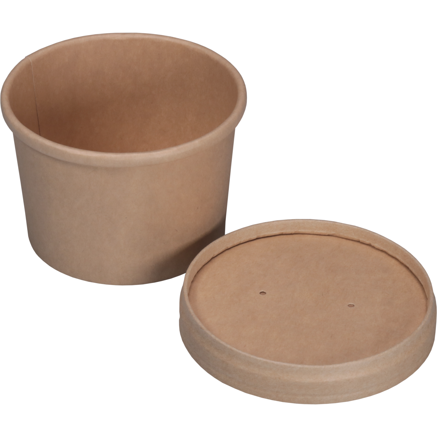 Depa, Soepbeker, incl. deksel, Karton + PP, 236ml, 8oz, 60mm, bruin