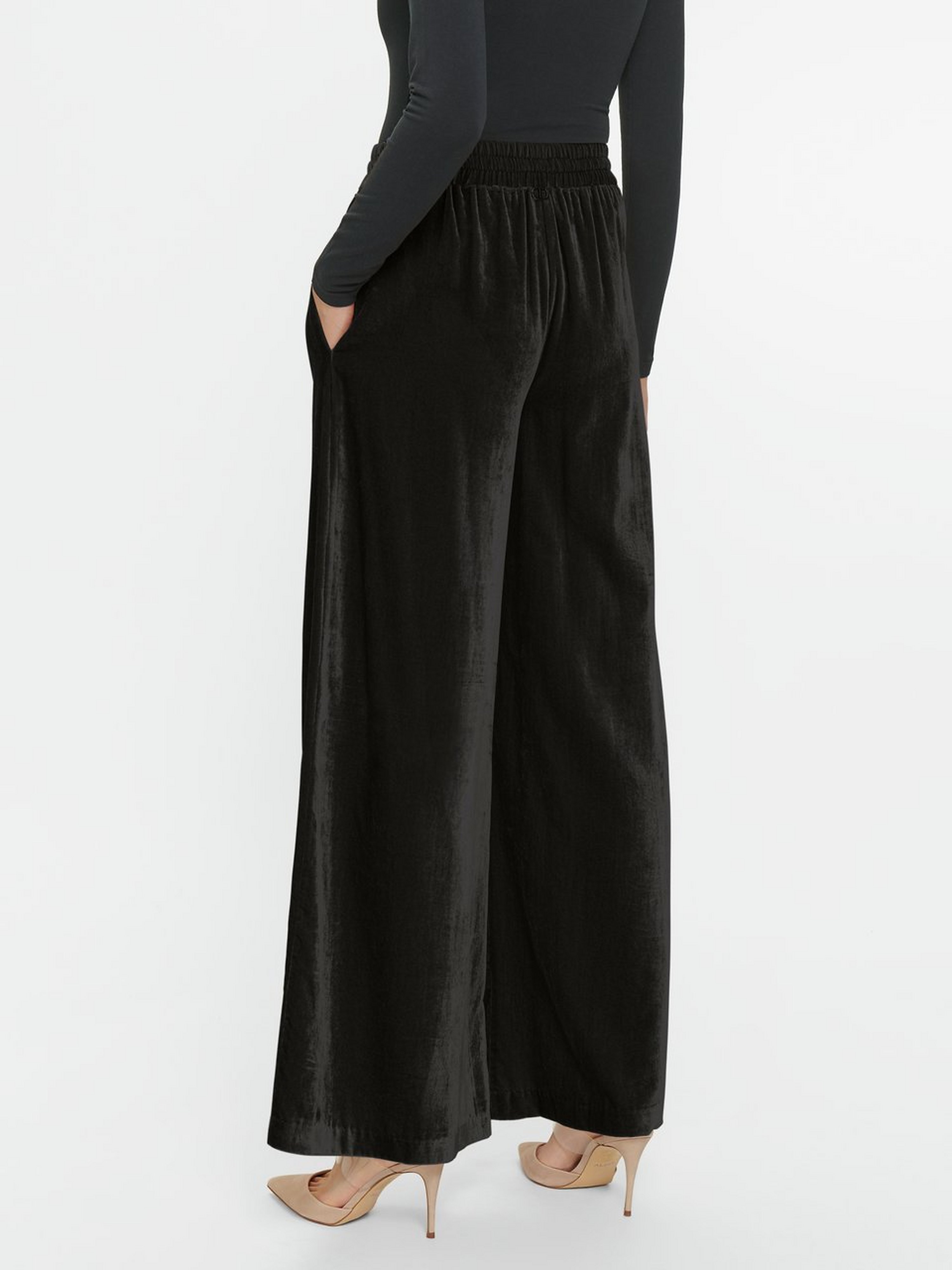 Samt-Hose