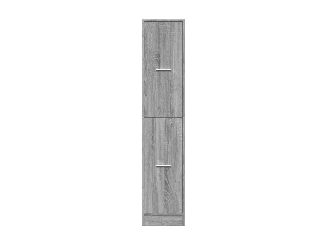 Armoire apothicaire sonoma gris 30x41x144,5cm bois d'ingénierie