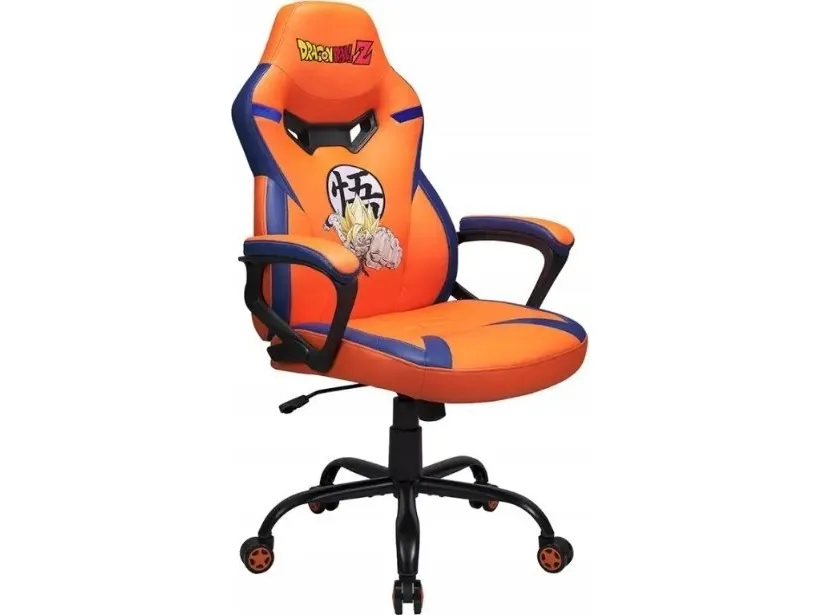 Subsonic SA5573-D6, Polstret sæde, Polstret ryglæn, Orange, Orange, Imiteret læder, Imiteret læder