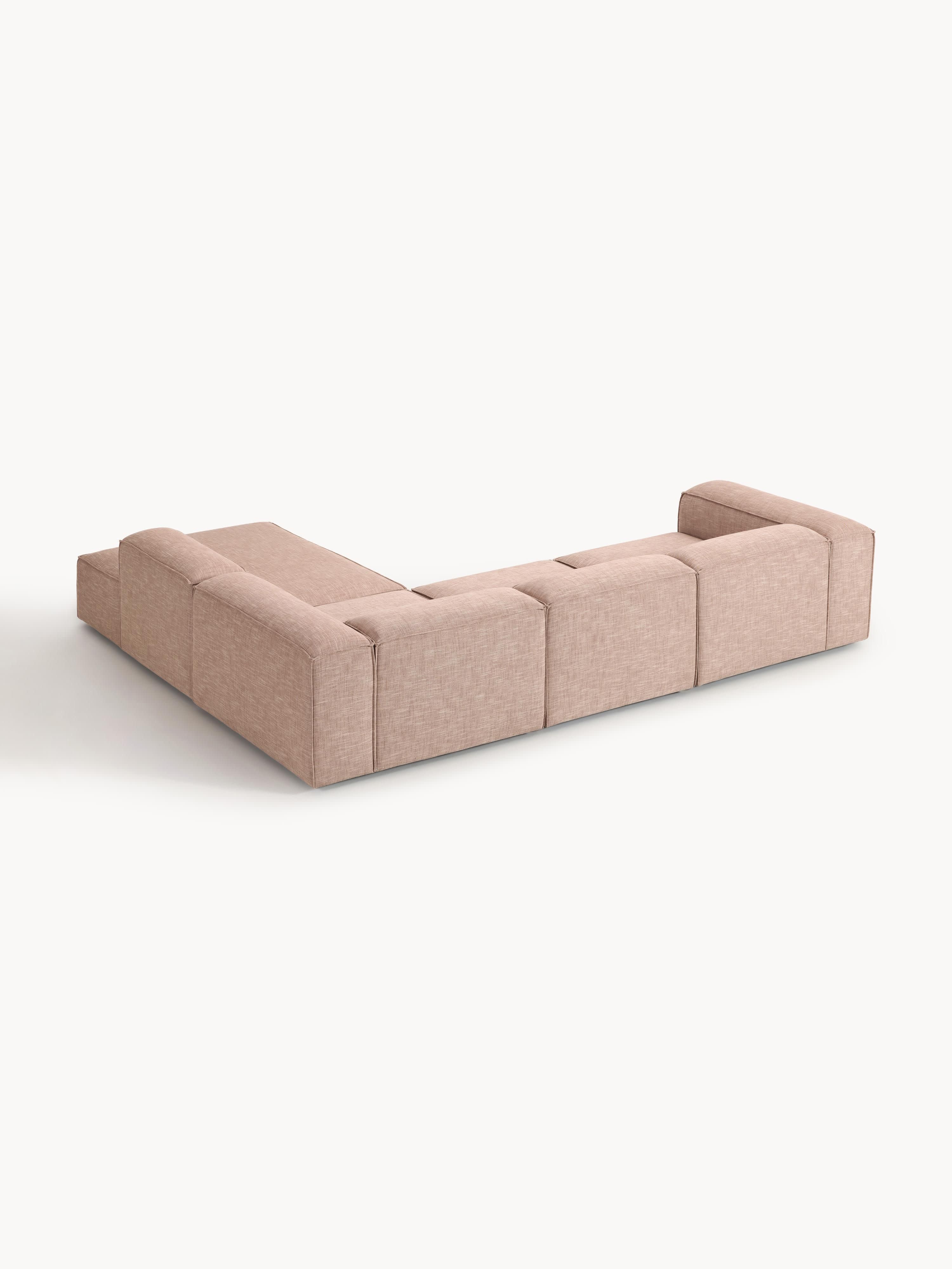 XL modulaire hoekbank Lennon van linnenmix (4-zits)