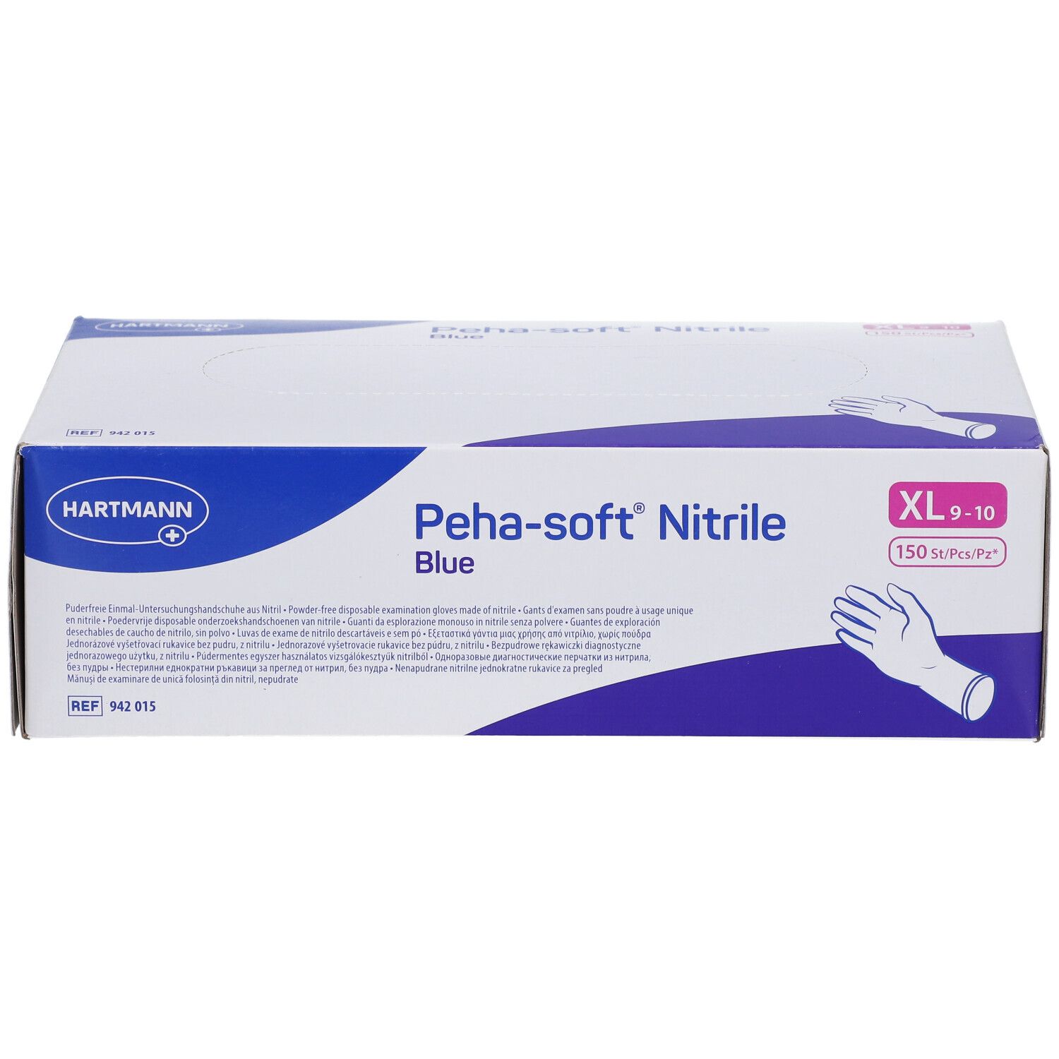 Peha-soft® nitrile blue puderfrei XL