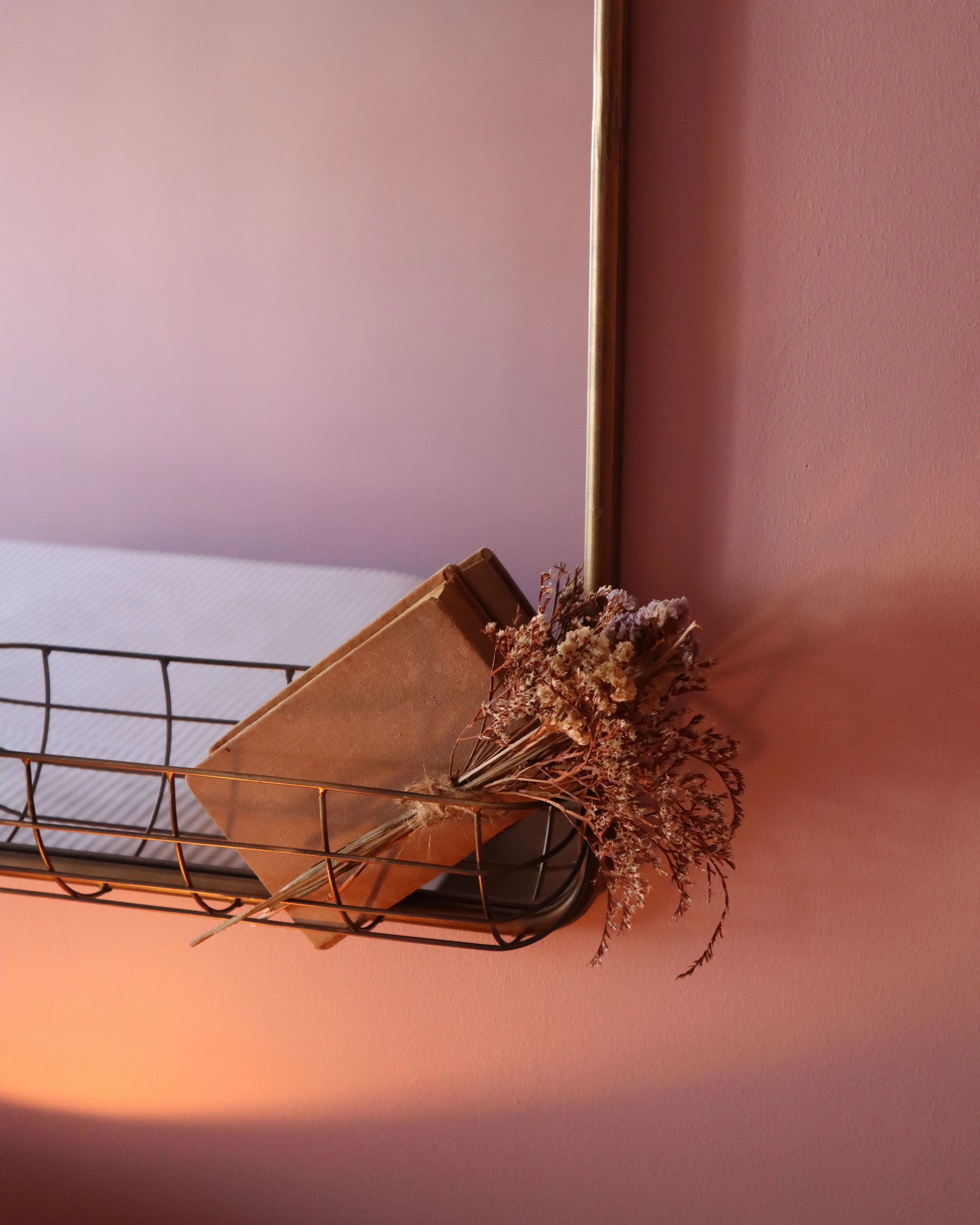 Wandspiegel MACON 40 cm 80 cm Metaal Goud