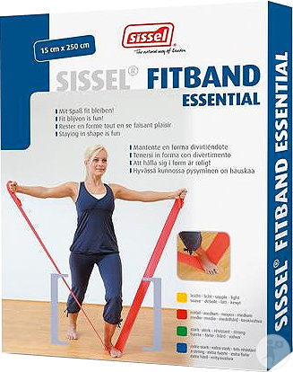 Sissel Fitband Essential Strong 2,5m x 15cm Vert 1 Pièce