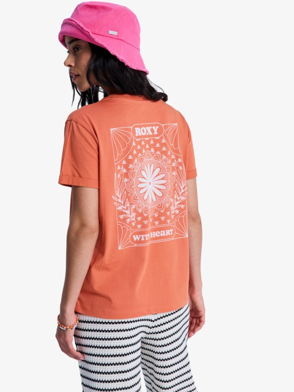 Oceanregular T-Shirt à manches courtes Orange Femme