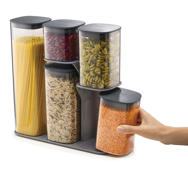 5 pots de conservation avec support Podium™ Joseph Joseph