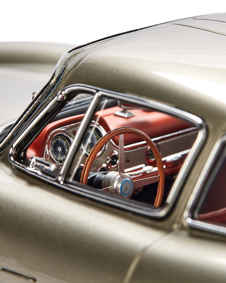 Ralph Lauren Home 1955 Mercedes Gullwing Coupe Model Car Silver