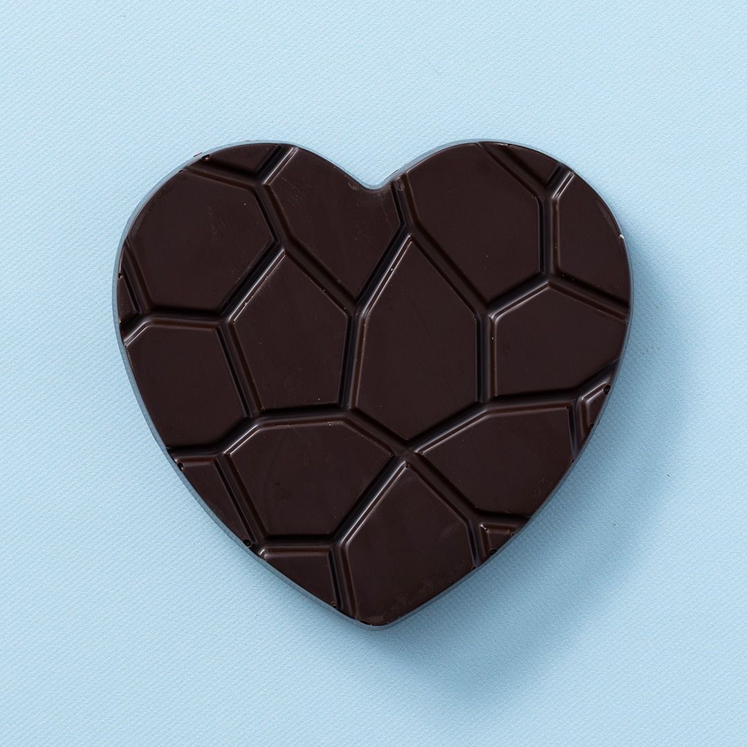 Chocolade hart puur noten