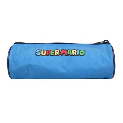 Trousse ronde Super Mario - 1 compartiment - bleu - Bagtrotter