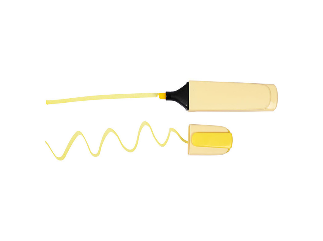 SUBLINHADOR AUCHAN AMARELO \