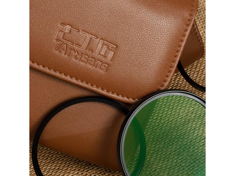 7Artisans Objektivfiltertasche Braun Tasche für fünf Rundfilter