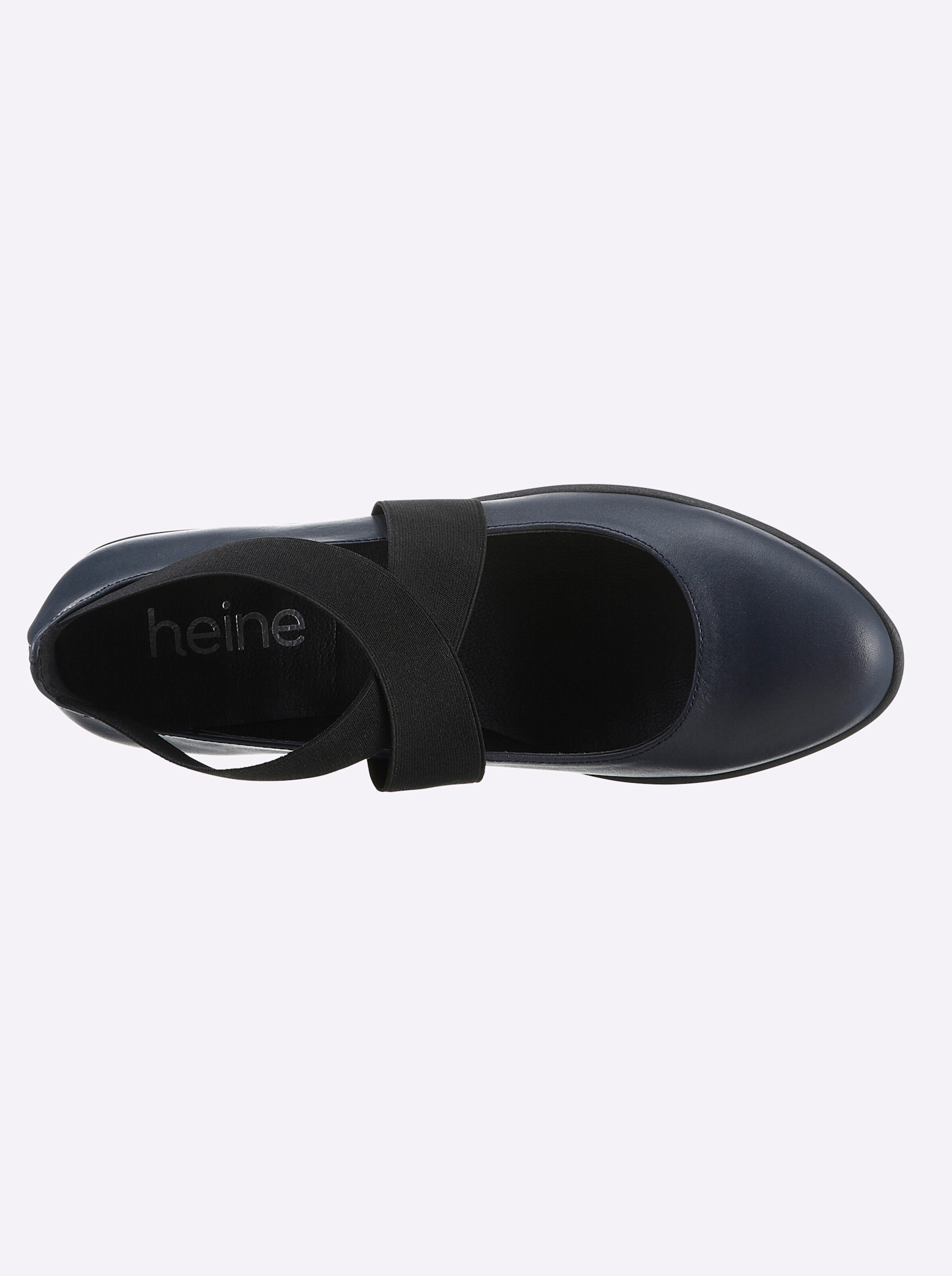 heine Keilpumps in marine-schwarz