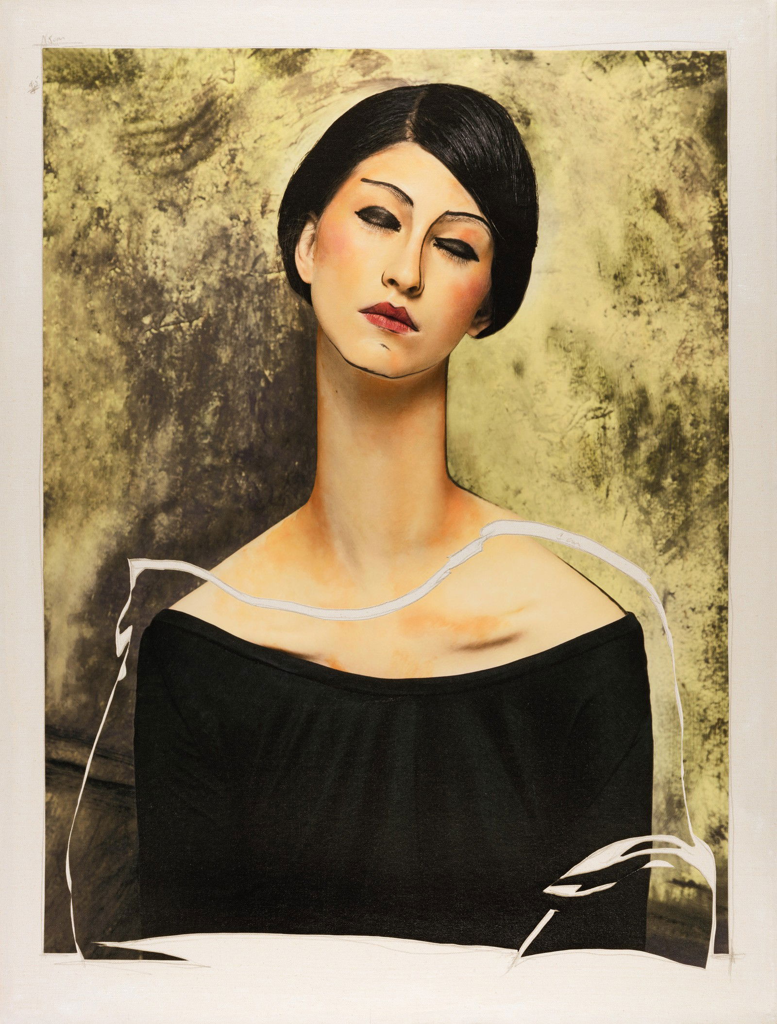 Women VI (after Modigliani) by Efren Isaza - Limited Edition. Edition of: 150. Signed.