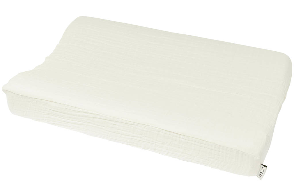 hydrofiele aankleedkussenhoes offwhite