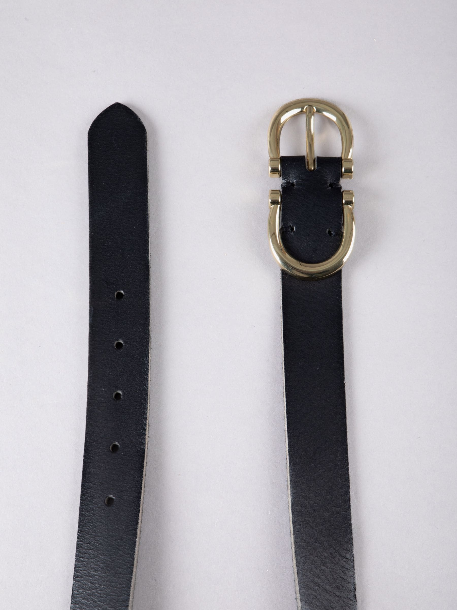 Zwart - Lakeland Leather Bowness Suède Riem met Dubbele Gesp
