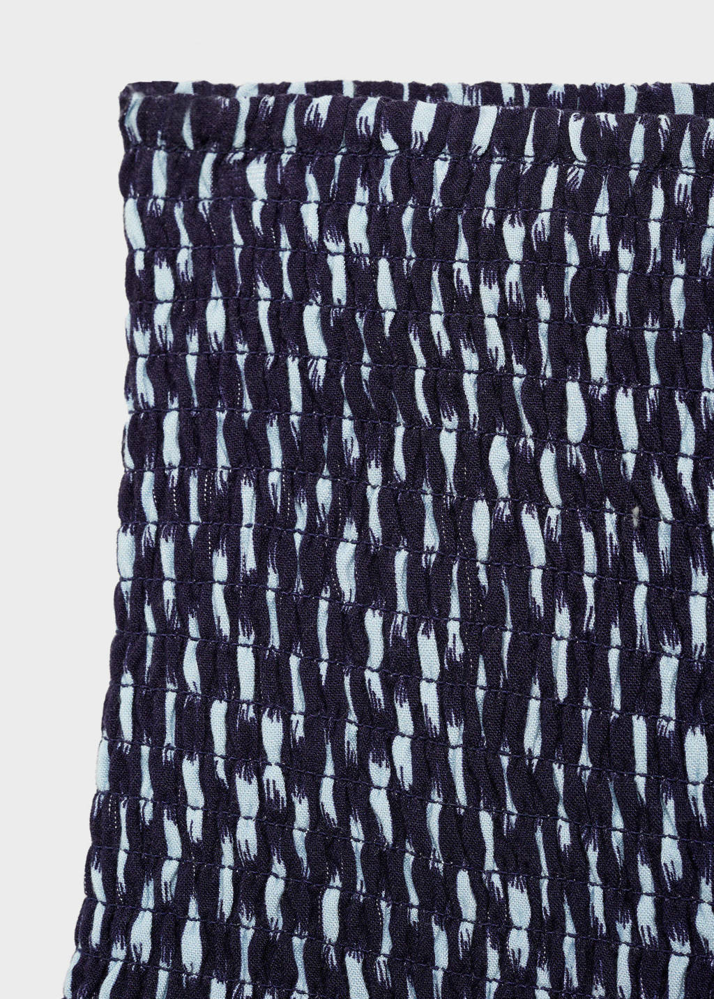 MANGO TEEN strokenrok donkerblauw