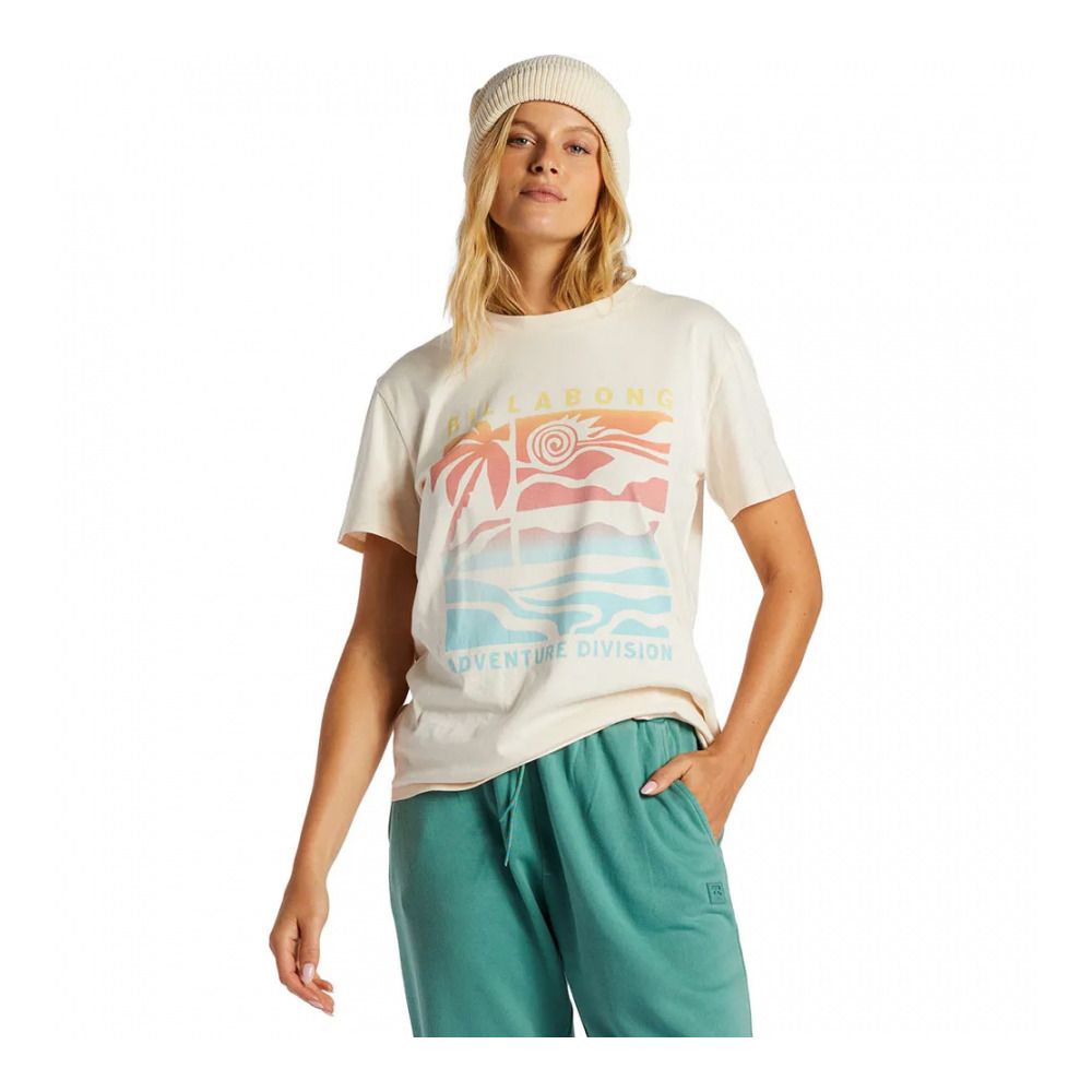 Billabong ADVENTURE DIVISION - Tee-shirt Femme white cap