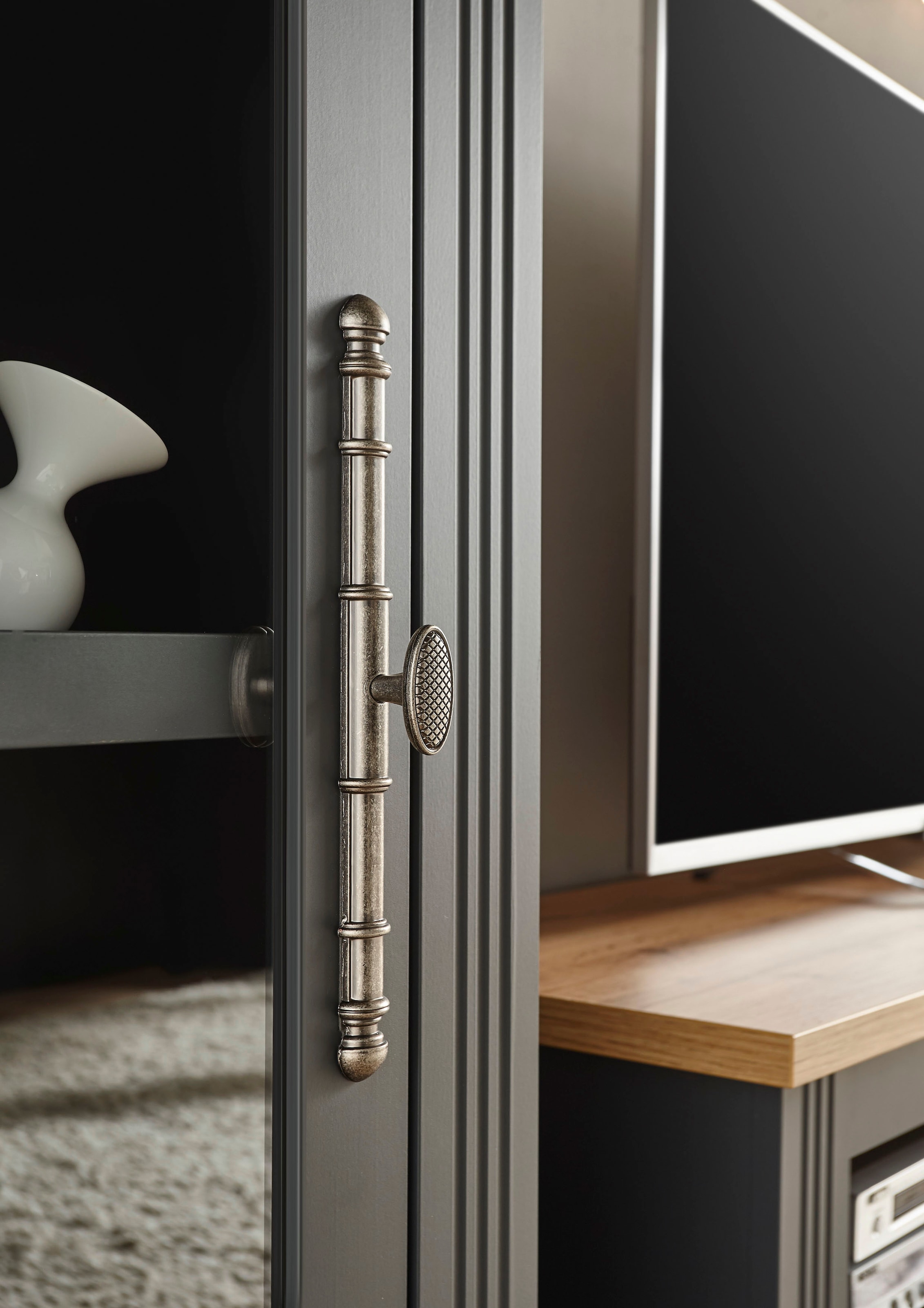 Home affaire Wohnwand »Westminster TOPSELLER!« Set, Vitrine, Lowboard, Kommode, Wandregal, 4 Stk. tlg.
