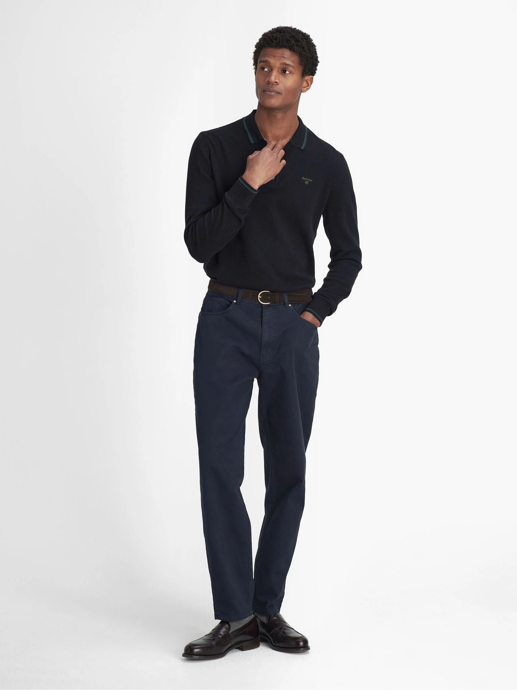 Barbour® Regular Fit Washed Trousers